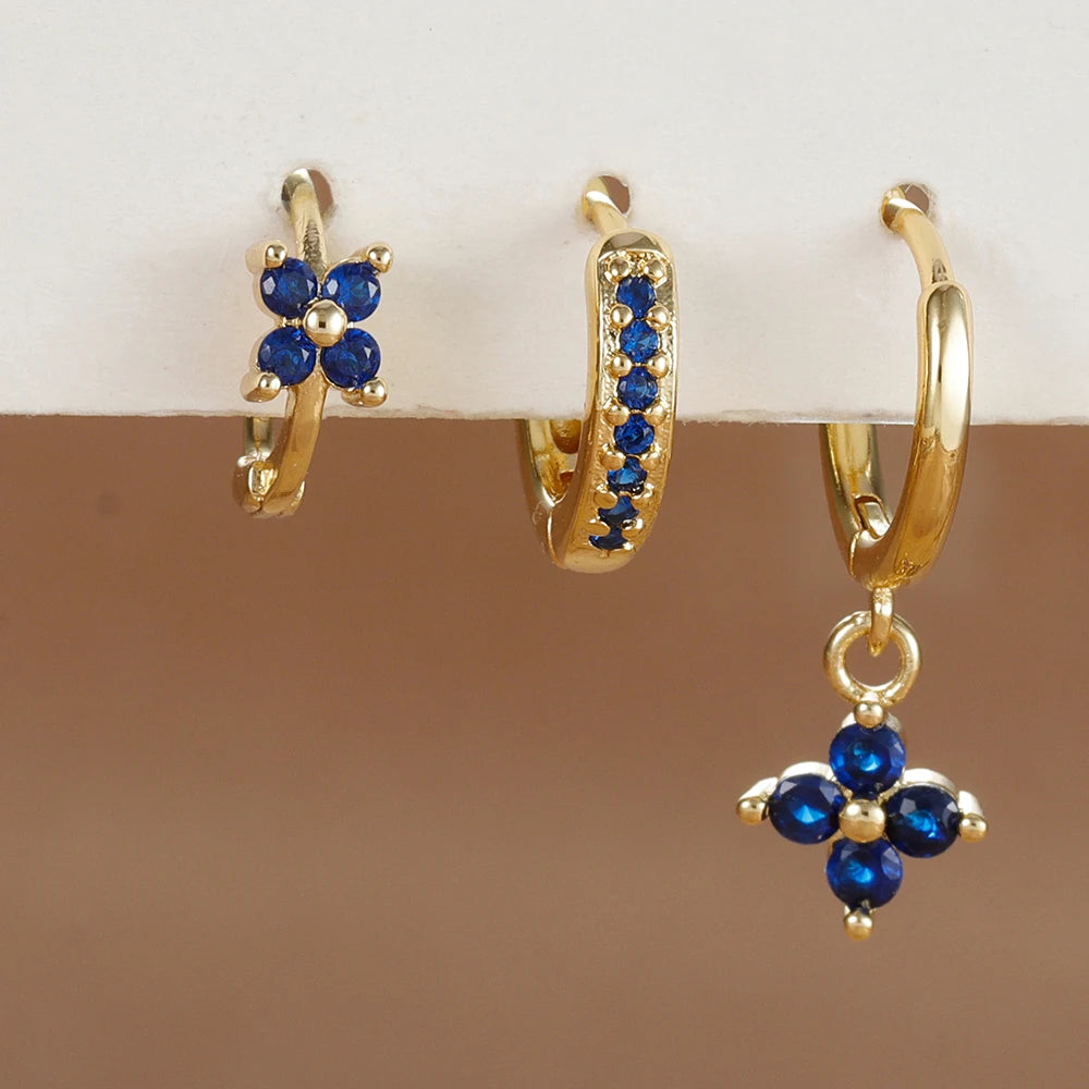 Trendy Stainless Steel Flower