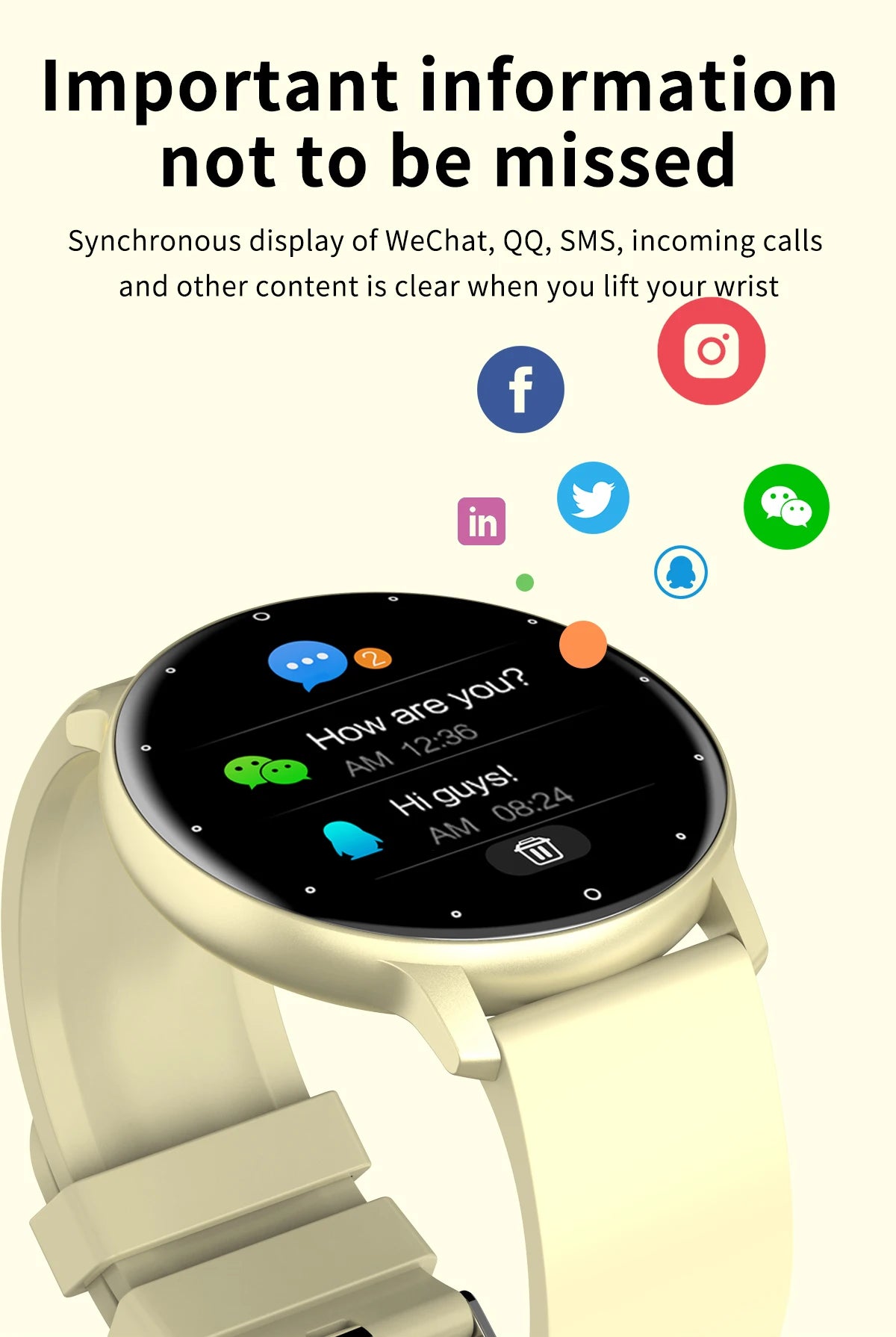 Women Smart Band Watch
