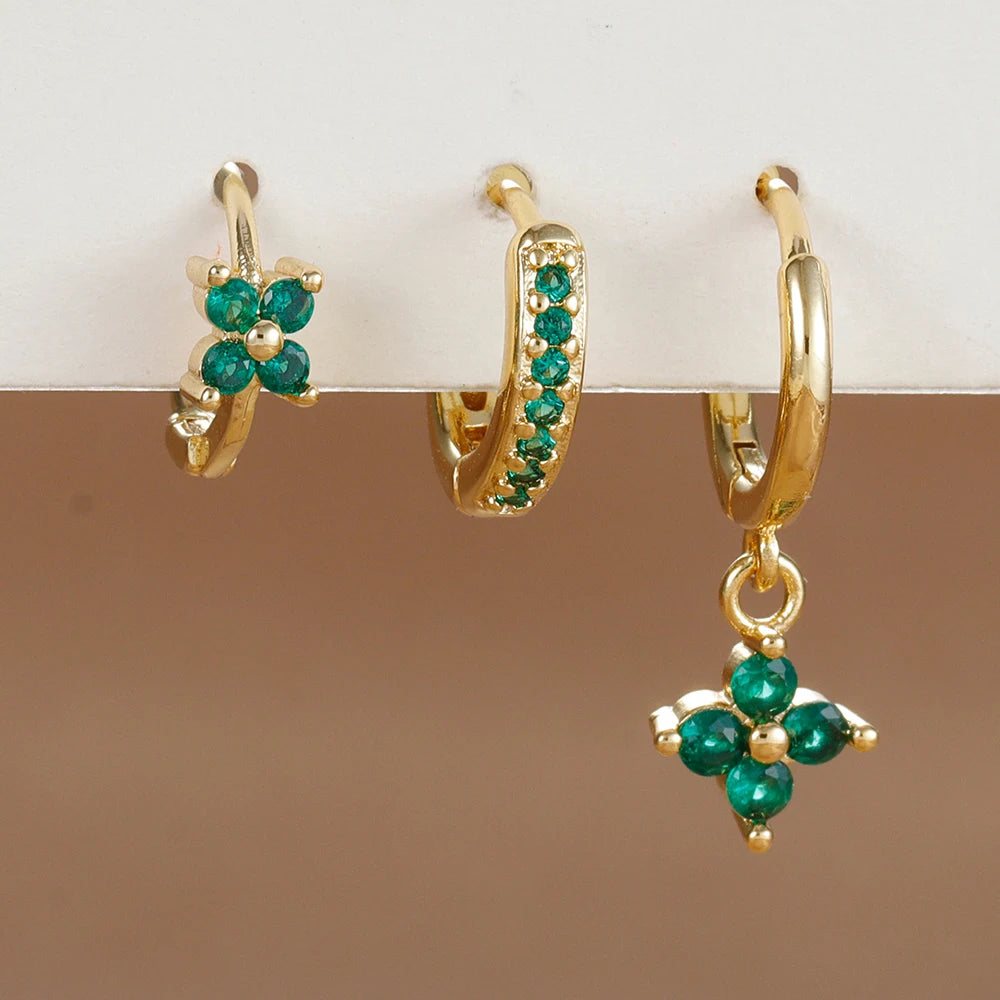 Trendy Stainless Steel Flower