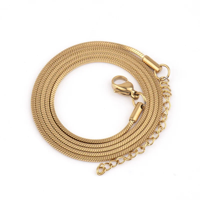 Gold Color Stainless Steel Necklace