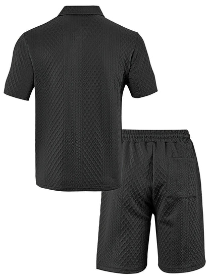 Summer Casual Sportswear Shirt And Shorts