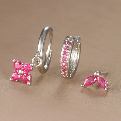 Trendy Stainless Steel Flower
