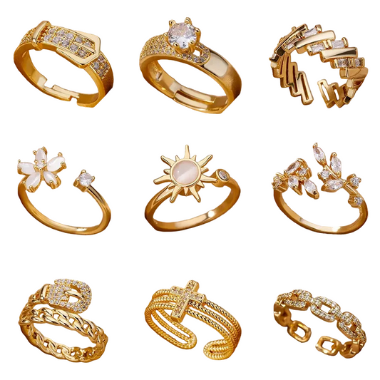 Luxury Geometric Rings