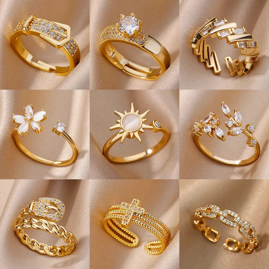 Luxury Geometric Rings