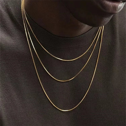 Gold Color Stainless Steel Necklace