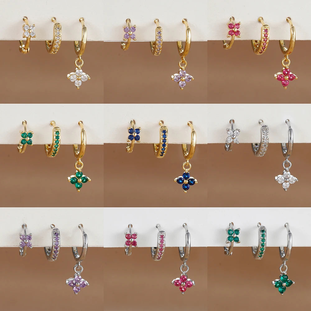 Trendy Stainless Steel Flower