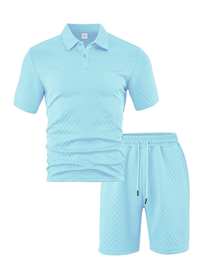 Summer Casual Sportswear Shirt And Shorts