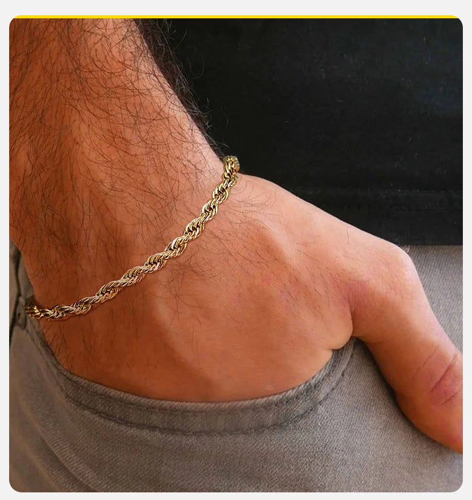 Unisex Rope Chain Bracelets