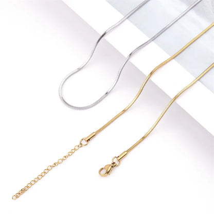 Gold Color Stainless Steel Necklace