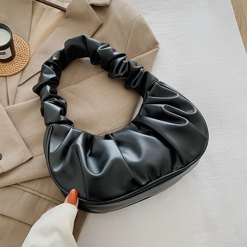Fashion Pleated Handlebags