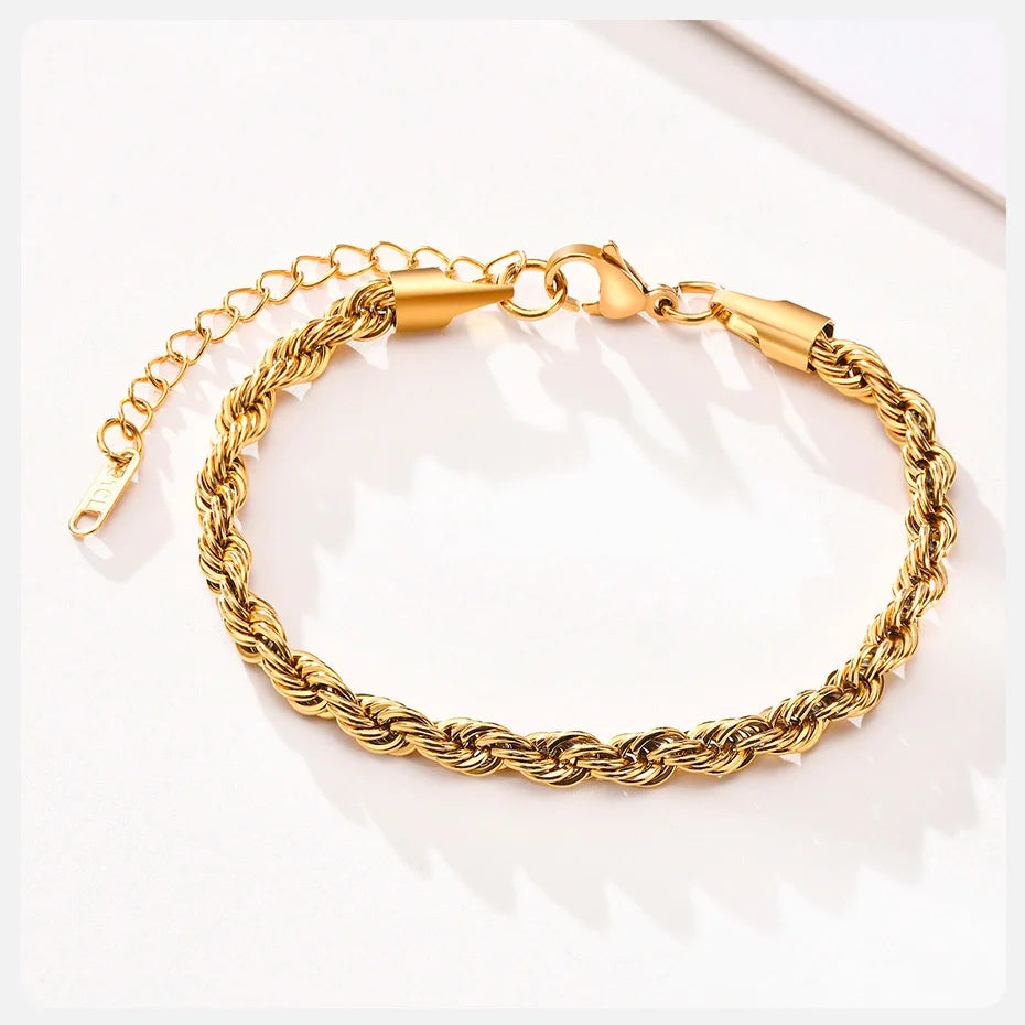 Unisex Rope Chain Bracelets