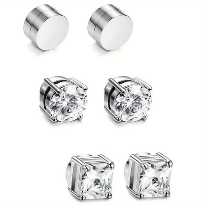 Crystal Magnetic Earrings