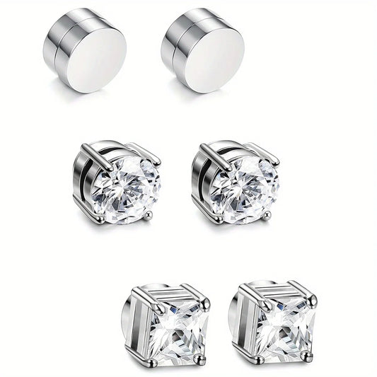 Crystal Magnetic Earrings