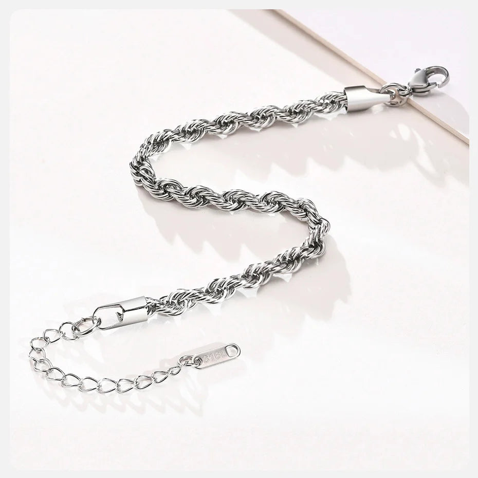 Unisex Rope Chain Bracelets