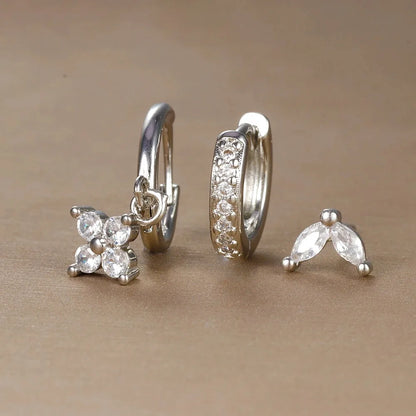 Trendy Stainless Steel Flower
