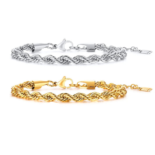 Unisex Rope Chain Bracelets