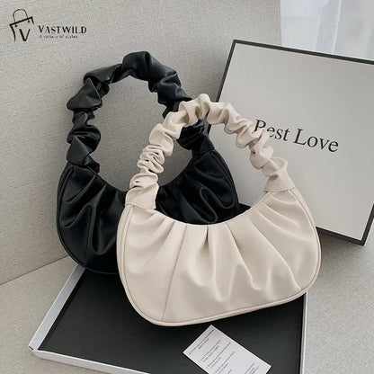 Fashion Pleated Handlebags