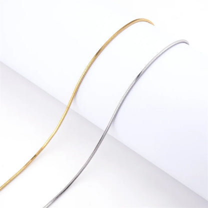 Gold Color Stainless Steel Necklace