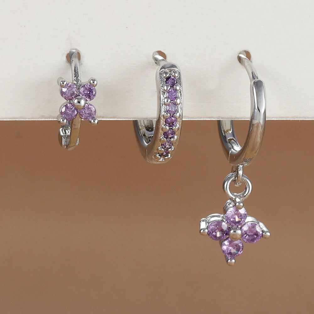 Trendy Stainless Steel Flower