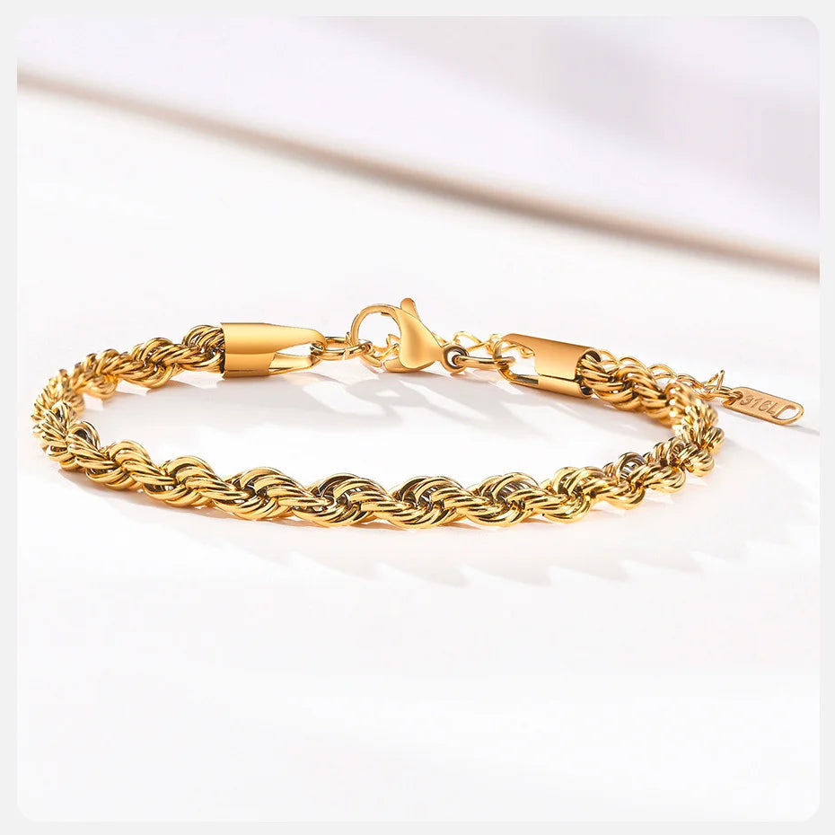 Unisex Rope Chain Bracelets
