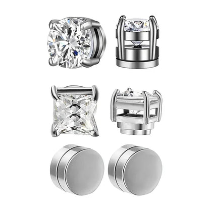 Crystal Magnetic Earrings