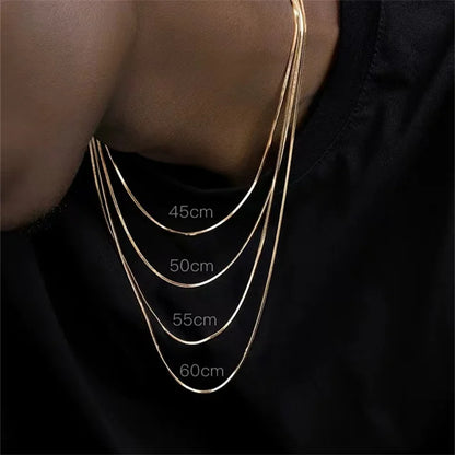 Gold Color Stainless Steel Necklace