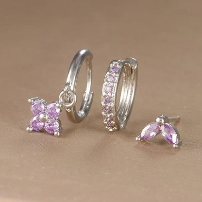 Trendy Stainless Steel Flower