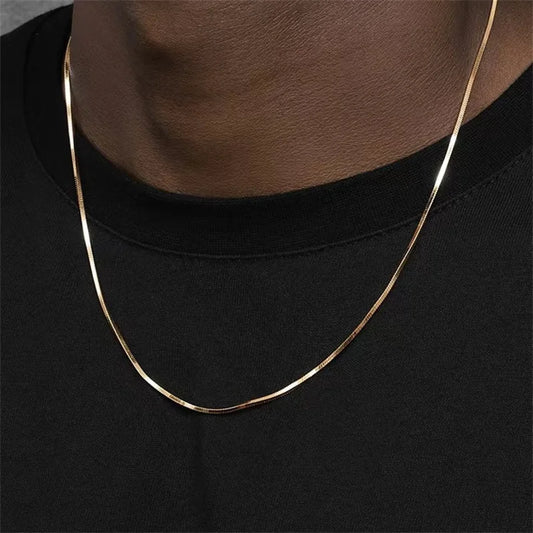 Gold Color Stainless Steel Necklace