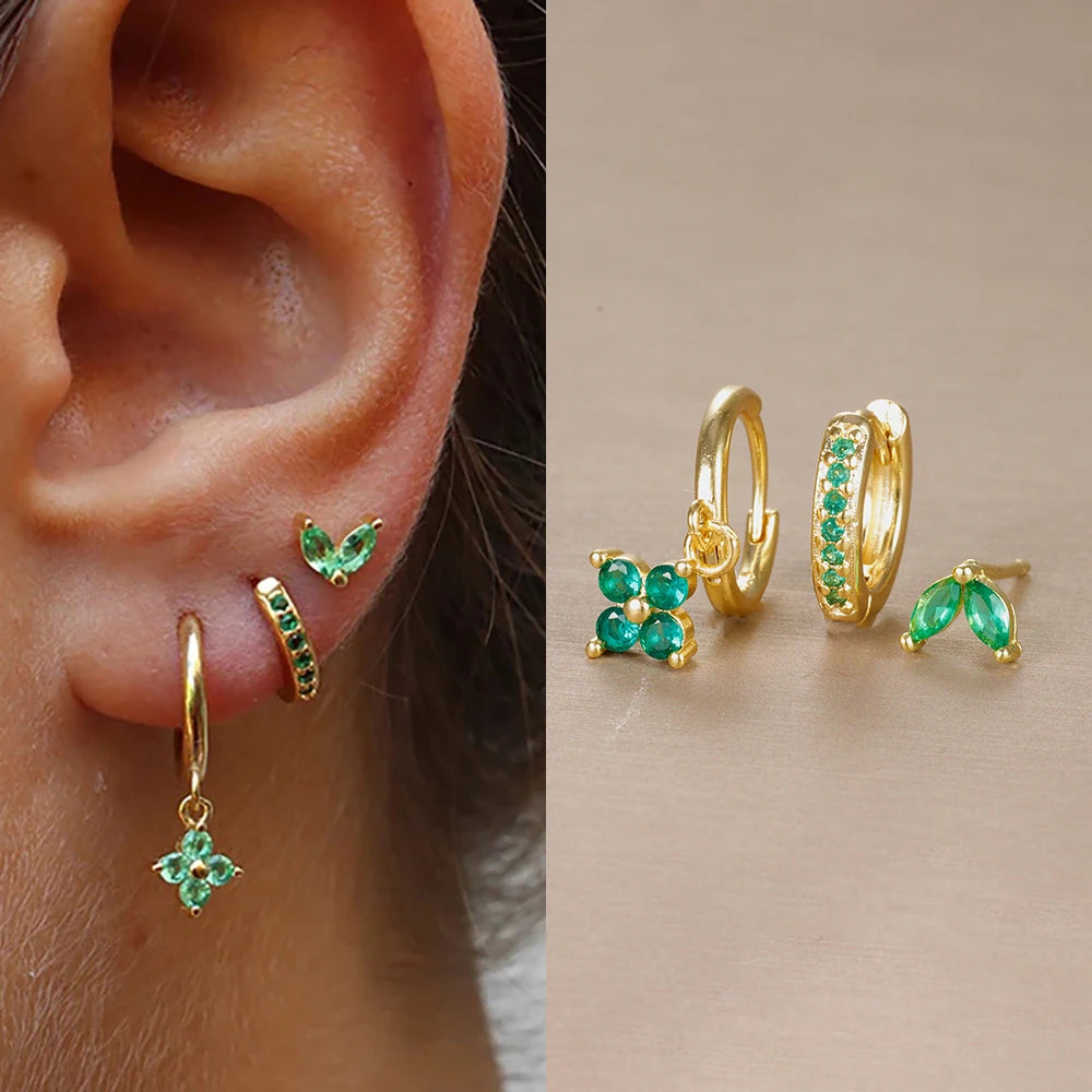 Trendy Stainless Steel Flower