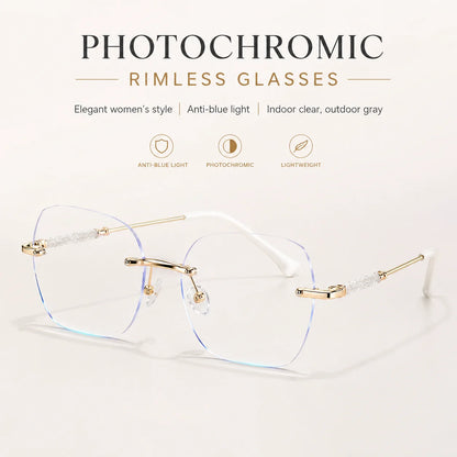 Rimless Photochromic Glasses