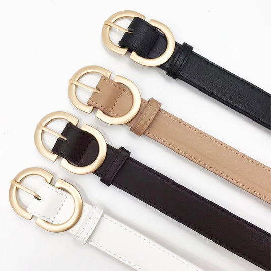 Women's Solid Color Waist Belt