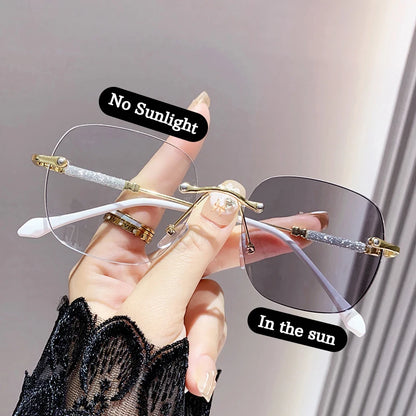 Rimless Photochromic Glasses