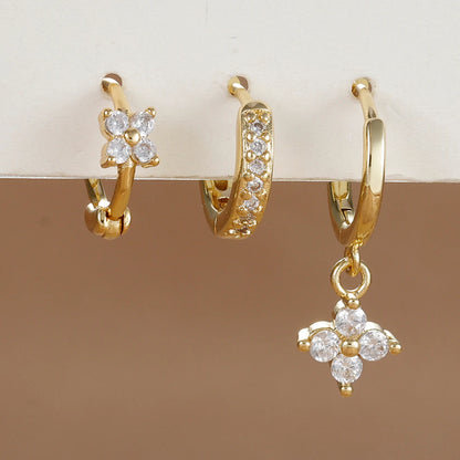 Trendy Stainless Steel Flower