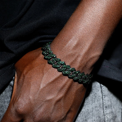 Iced Prong Link Cuban Chain bracelet
