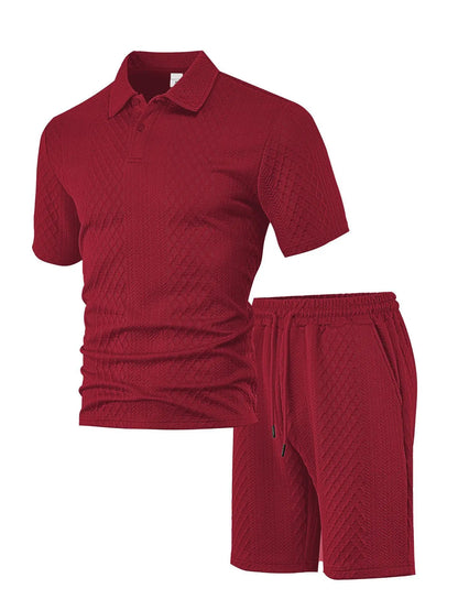 Summer Casual Sportswear Shirt And Shorts