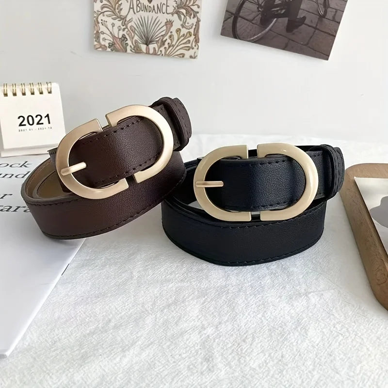 Women's Solid Color Waist Belt