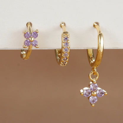 Trendy Stainless Steel Flower