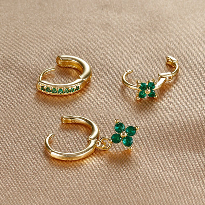 Trendy Stainless Steel Flower