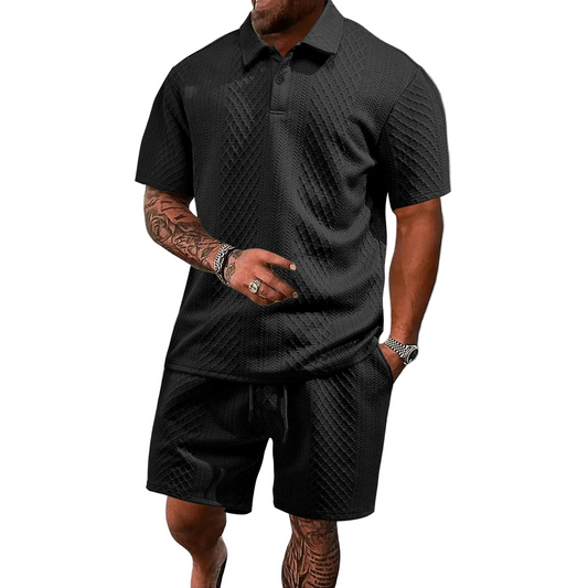 Summer Casual Sportswear Shirt And Shorts