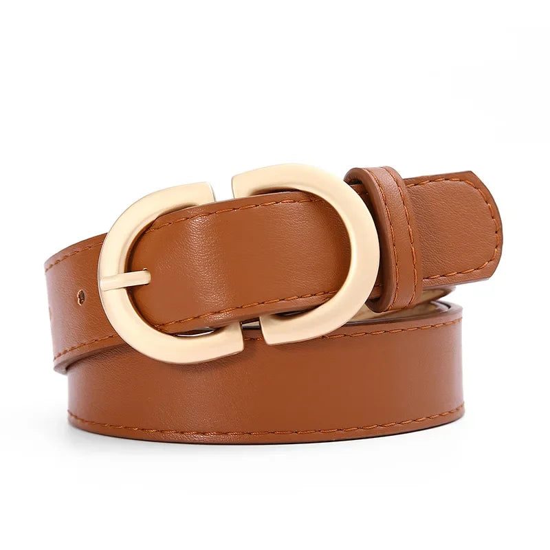 Women's Solid Color Waist Belt