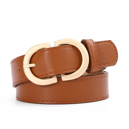 Women's Solid Color Waist Belt