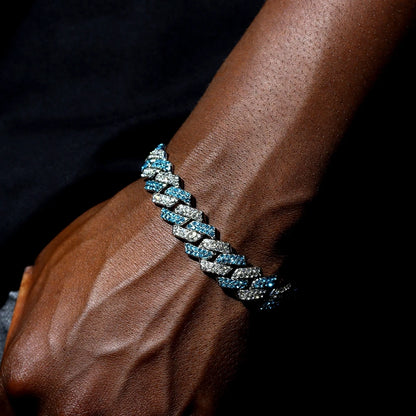 Iced Prong Link Cuban Chain bracelet