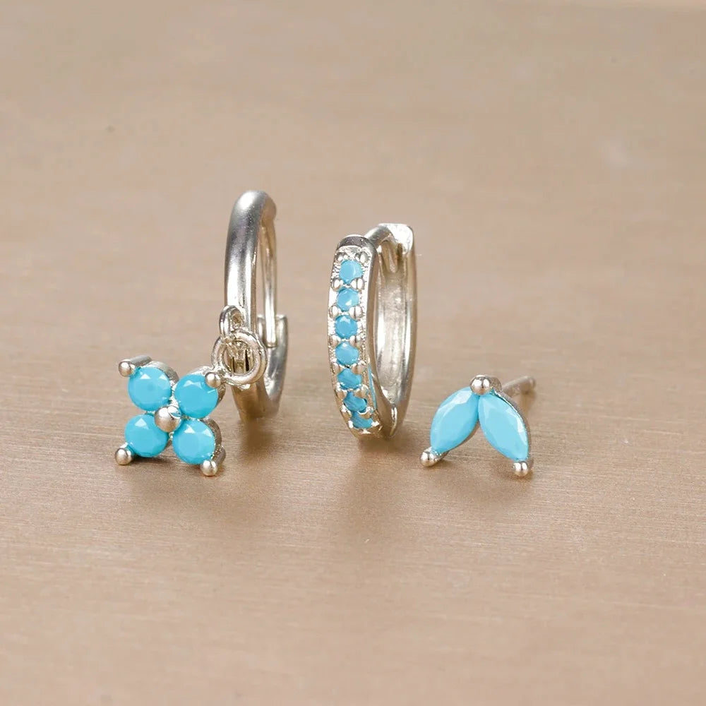 Trendy Stainless Steel Flower