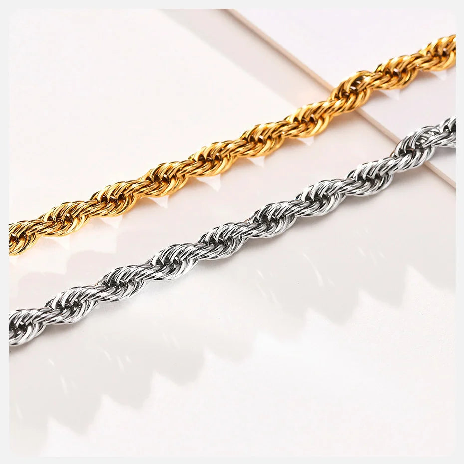 Unisex Rope Chain Bracelets