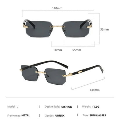 Rimless Sunglasses