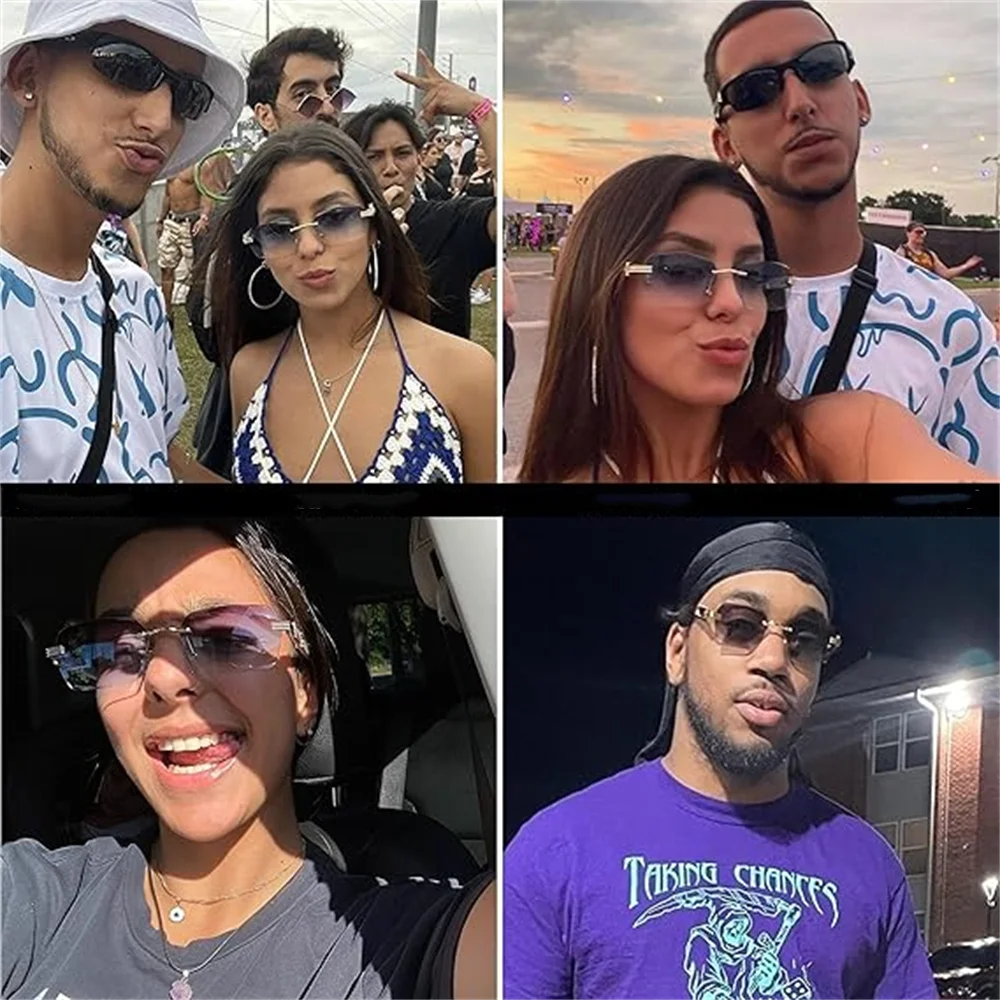 Rimless Sunglasses