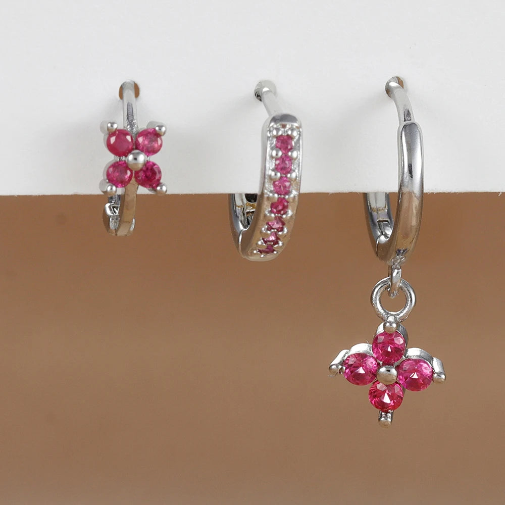Trendy Stainless Steel Flower