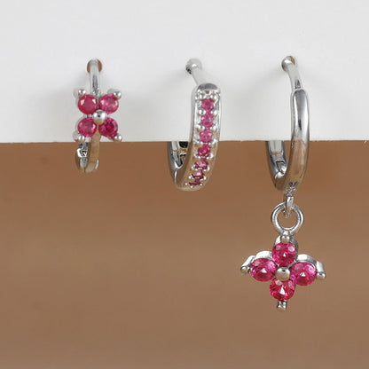 Trendy Stainless Steel Flower