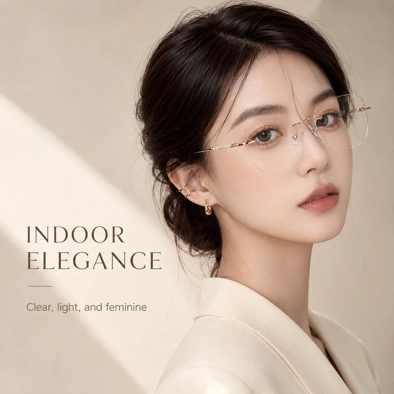 Rimless Photochromic Glasses