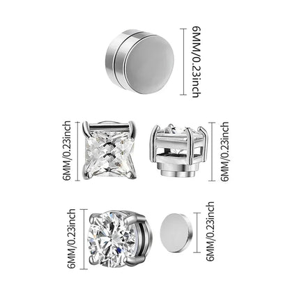 Crystal Magnetic Earrings